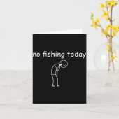 Fishing Shirts For Men - Fishing - No Fishing Toda カード (黄色い花)