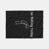 Fishing Shirts For Men - Fishing - No Fishing Toda フリースブランケット (正面(横))