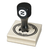Fishing Silhouette Brand Logo ラバースタンプ (スタンプ)