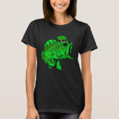 Fishing St Patrick s Day Irish Lucky Fishing For M Tシャツ (正面)