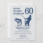 Fishing the Rodfather Big Fish 60th Birthday 招待状 (正面)