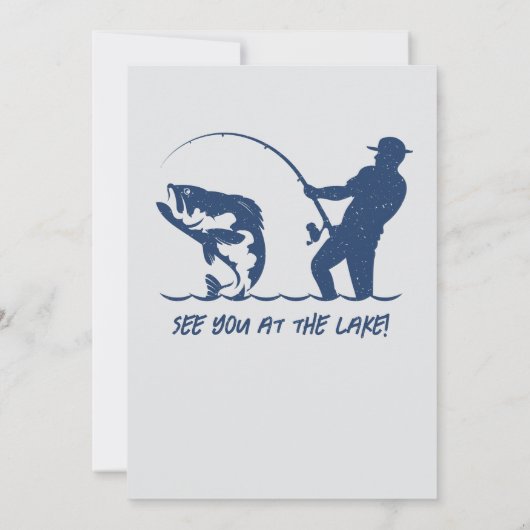 Fishing the Rodfather Big Fish 60th Birthday 招待状 (裏面)