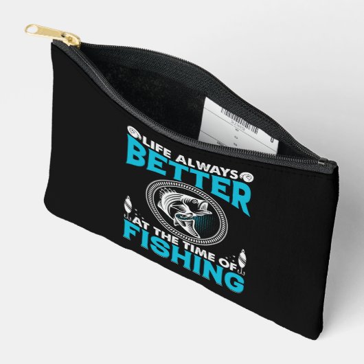 Fishing Theme アクセサリーポーチ (見開き)
