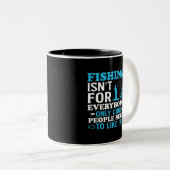 Fishing Theme  ツートーンマグカップ (正面右)