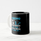 Fishing Theme  ツートーンマグカップ (正面左)