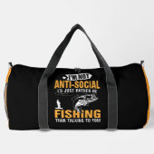 Fishing themed ダッフルバッグ (裏面)