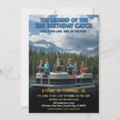 Fishing Themed Birthday Party 招待状 (正面)