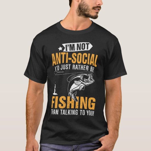 Fishing themed t-shirt tシャツ (正面)