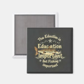 Fishing vs. Education マグネット (正面/裏面)