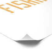 Fishing Wall Art | Fisherman Cartoon Bass Catch ポスター (コーナー)