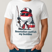 Fishing With Dad Fueled By Laughter Angler Tシャツ