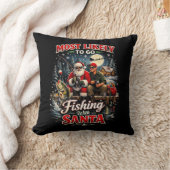 Fishing with Santa クッション (ブランケット)