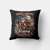 Fishing with Santa クッション (裏面)