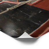 Fishingboat, wood, Dutch Harbor ポスター (コーナー)