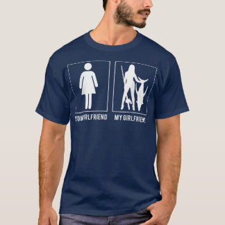FishingYour Girlfriend My Girlfriend T s683  Tシャツ