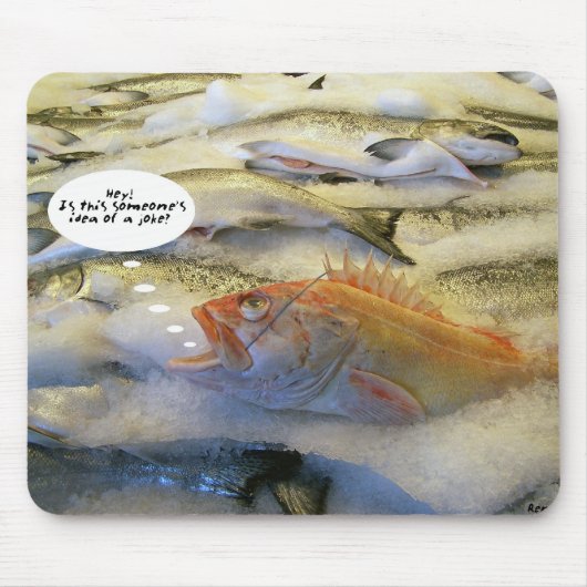 fishjoke マウスパッド (正面)