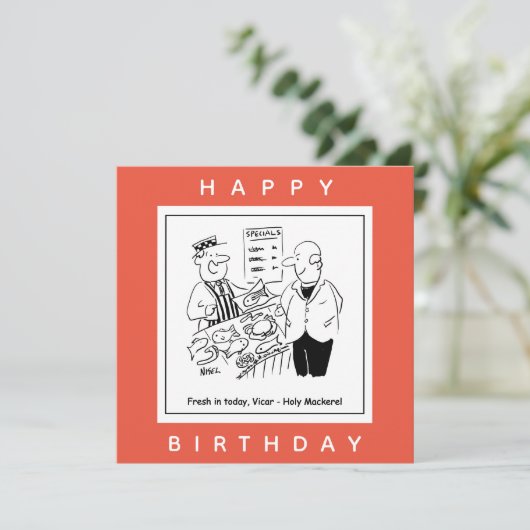 Fishmongerがビサーの聖サバの漫画を提供 カード (スタンド正面)