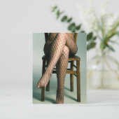 Fishnets Art Modelフォトポストカード ポストカード (スタンド正面)