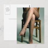 Fishnets Art Modelフォトポストカード ポストカード (正面/裏面)