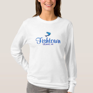 Fishtown - LelandのMIの女性オウムのフード付 Tシャツ