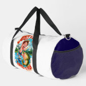 Fishy Adventure: Just a Kid That Loves To Fish ダッフルバッグ (右コーナー)