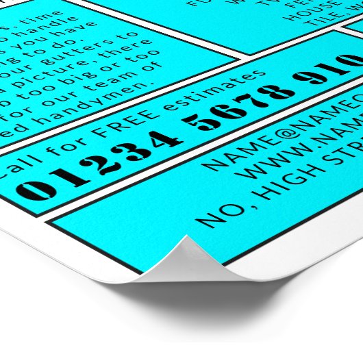 Fist Logo、Handyman 広告's ポスター (角)