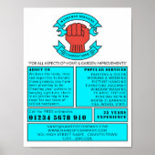 Fist Logo、Handyman 広告's ポスター (正面)