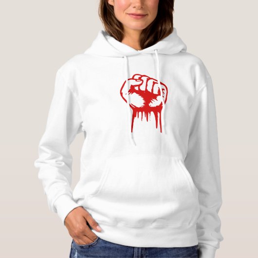 Fist Womens Hoodie パーカ (正面)
