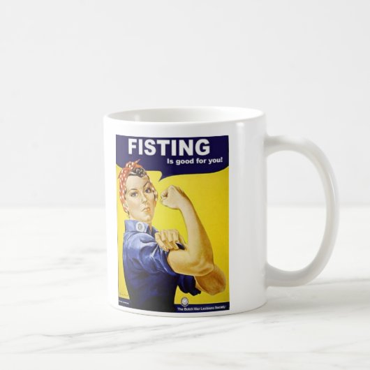 fisting1、fisting1 コーヒーマグカップ (右)