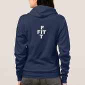「FIT」フード付きスウェットシャツ パーカ (裏面)