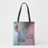 Fit and Fabulous Thank You Tote トートバッグ (正面)