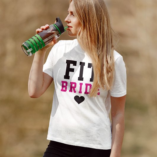 Fit Bride Pink Future Mrs. Tシャツ