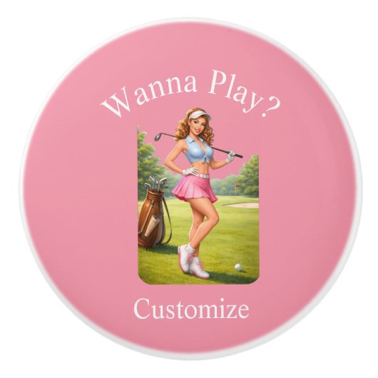 Fit Female Golfer Thunder_Cove セラミックノブ (正面)