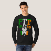 Fit Shaced Irish  St Patricks Day Shamrock drinkin Tシャツ (正面フル)