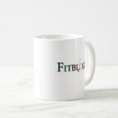 FitbloggerのブログStatsのマグ コーヒーマグカップ (正面右)