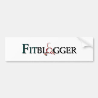Fitbloggerのロゴのバンパーステッカー バンパーステッカー