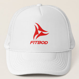 FITBODの赤いフィットネスのロゴ キャップ
