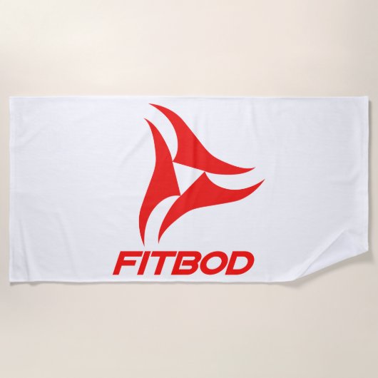 Fitbodタオル ビーチタオル (正面)