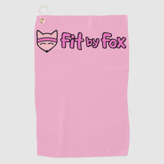 FitbyFox ファンダメンタルズ クリップタオル ゴルフタオル (正面)