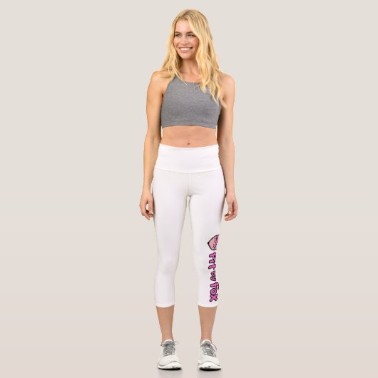 FitbyFox Fundamentals- High Waisted Capris カプリレギンス (正面)