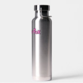 FitbyFox Fundamentals-  Insulated Bottle ウォーターボトル (左面)