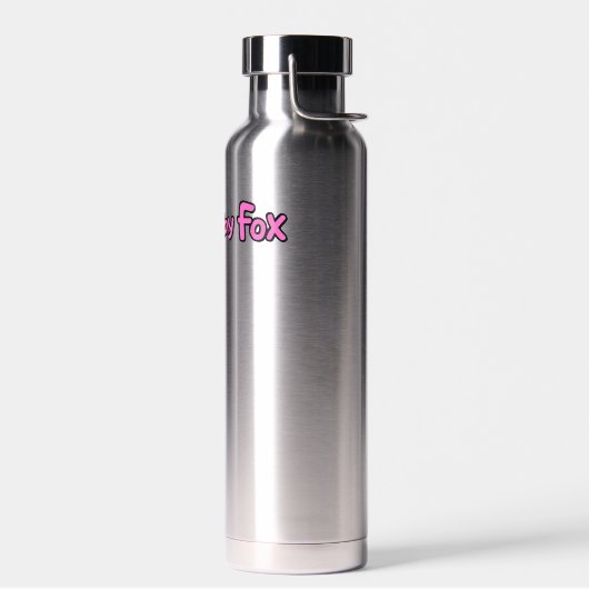FitbyFox Fundamentals- Insulated Bottle ウォーターボトル (左面)