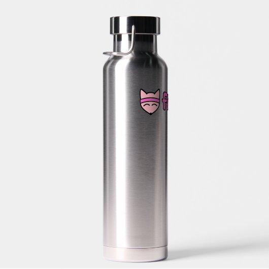 FitbyFox Fundamentals-  Insulated Bottle ウォーターボトル (右面)
