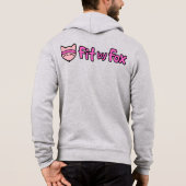 FitbyFox Fundamentals- Zip-up Hoodie パーカ (裏面)