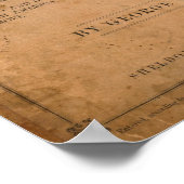 Fitchのマッピングプレート ポスター (角)