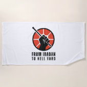 FITHY Logo Beach Towel ビーチタオル (正面)