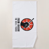 FITHY Logo Beach Towel ビーチタオル (正面)