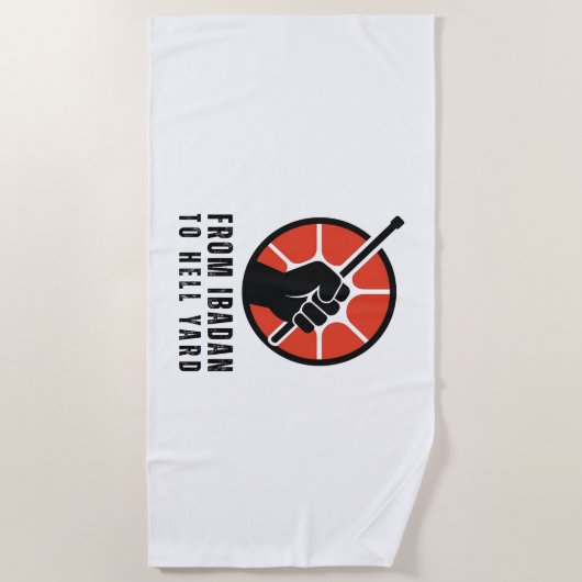 FITHY Logo Beach Towel ビーチタオル (正面)