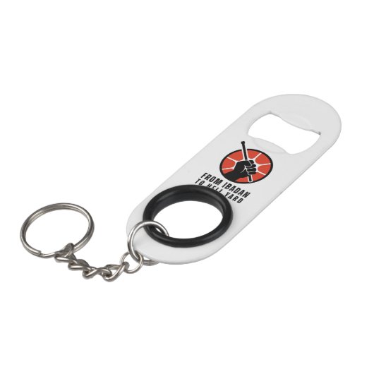 FITHY Mini Bottle Opener Key Chain キーホルダー栓抜き (正面アングル)
