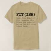 Fitish Also Like Food  Tシャツ (デザイン正面)